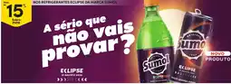 Continente Nos refrigerantes eclipse da marca sumol promoção