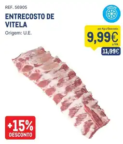 Makro Entrecosto de vitela promoção