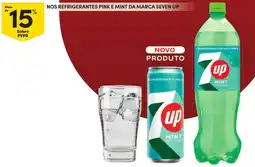 Continente Nos refrigerantes pink e mint da marca seven up promoção