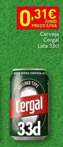 Recheio Cerveja Cergal Lata promoção