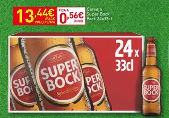 Recheio Cerveja Super Bock promoção