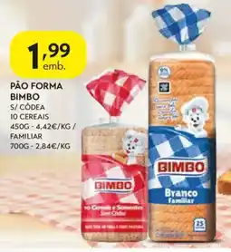 Spar Pão forma bimbo promoção