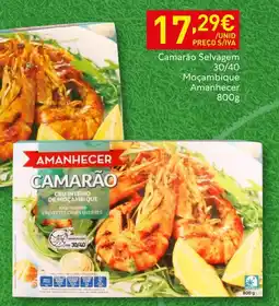 Recheio Camarão Selvagem 30/40 Moçambique Amanhecer promoção