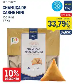 Makro Chamuça de carne mini promoção
