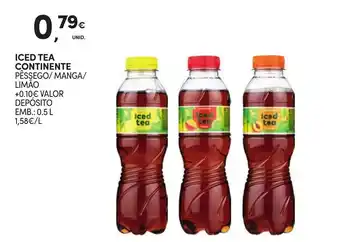 Continente Iced tea continente promoção