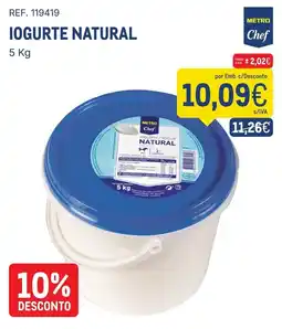 Makro Iogurte natural promoção