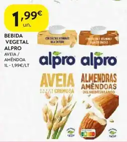 Spar Bebida vegetal alpro promoção