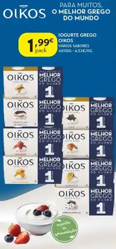 Spar Iogurte grego oikos promoção