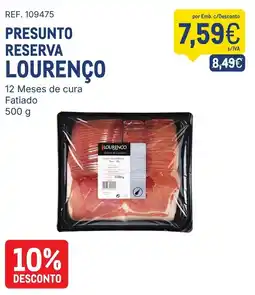 Makro Presunto reserva lourenço promoção