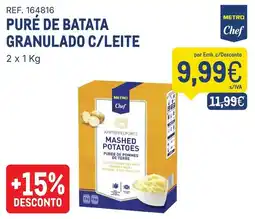 Makro Puré de batata granulado c/leite promoção