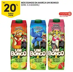 Continente Nos sumos da marca um bongo promoção