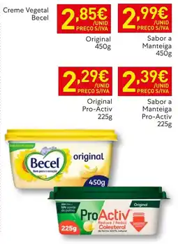 Recheio Creme Vegetal Becel Original promoção