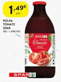 Spar Polpa tomate spar promoção