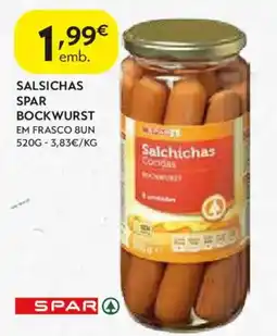 Spar Salsichas spar bockwurst promoção