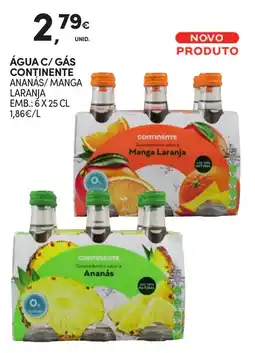 Continente Água c/ gás continente promoção