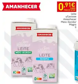 Recheio Leite s/Lactose Amanhecer Meio-Gordo/ Magro promoção