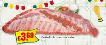 Bolama Costela de porco rapada promoção