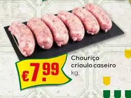 Bolama Chouriço crioulo caseiro promoção