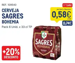 Makro Cerveja sagres bohemia promoção