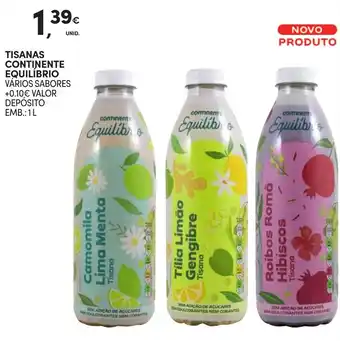 Continente Tisanas continente equilíbrio promoção