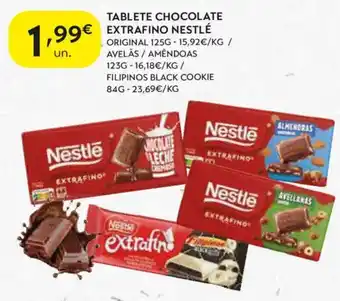 Spar Tablete chocolate extrafino nestlé promoção
