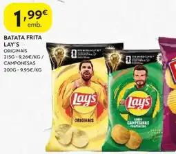 Spar Batata frita lay's promoção