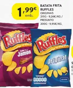 Spar Batata frita ruffles promoção