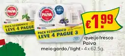 Bolama queijo fresco Paiva meio gordo/light promoção