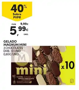 Continente Gelado magnum mini promoção
