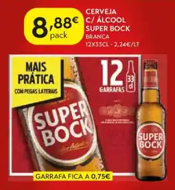 Spar Cerveja c/ álcool super bock promoção