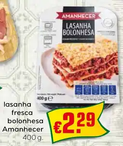 Bolama lasanha fresca bolonhesa Amanhecer promoção