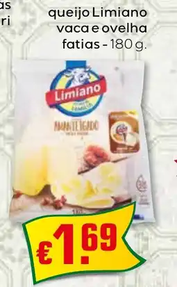 Bolama queijo Limiano vaca e ovelha fatias promoção