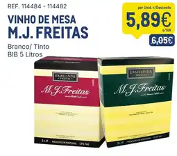 Makro Vinho de mesa m.j. freitas promoção