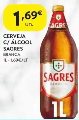 Spar Cerveja c/ álcool sagres promoção
