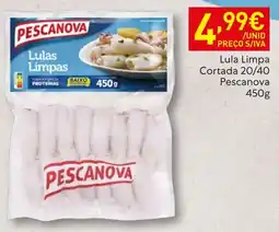 Recheio Lula Limpa Cortada 20/40 Pescanova promoção