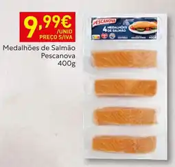 Recheio Medalhões de Salmão Pescanova promoção