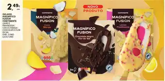 Continente Gelado magnífico fusion continente promoção