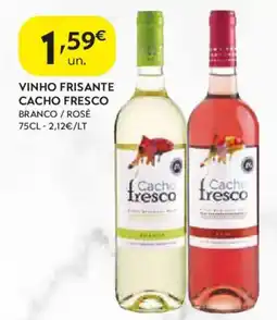 Spar Vinho frisante cacho fresco promoção