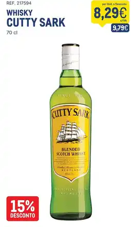 Makro Whisky cutty sark promoção
