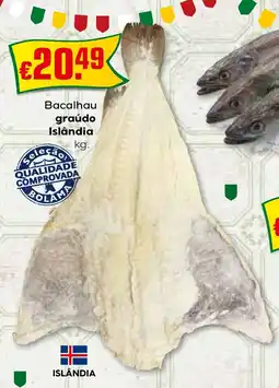Bolama Bacalhau graúdo Islândia promoção