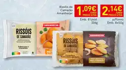 Recheio Rissóis de Camarão Amanhecer Emb. 8 Unid. promoção