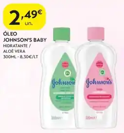 Spar Óleo johnson's baby promoção