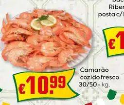 Bolama Camarão cozido fresco 30/50 promoção