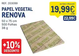 Makro Papel vegetal renova promoção