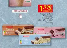 Recheio Gelado Delícia Amanhecer Cappucino/ Nata e Chocolate/ Morango promoção