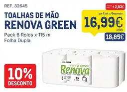 Makro Toalhas de mão renova green promoção