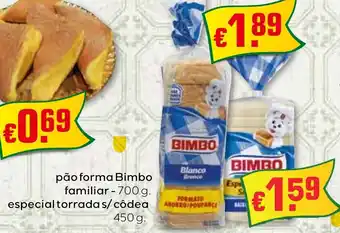 Bolama pão forma Bimbo promoção