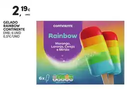 Continente Gelado rainbow continente promoção