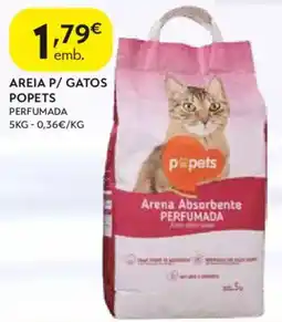 Spar Areia p/ gatos popets promoção