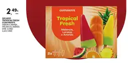 Continente Gelado tropical fresh continente promoção